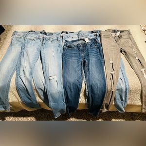 6 Hollister jeans size 5